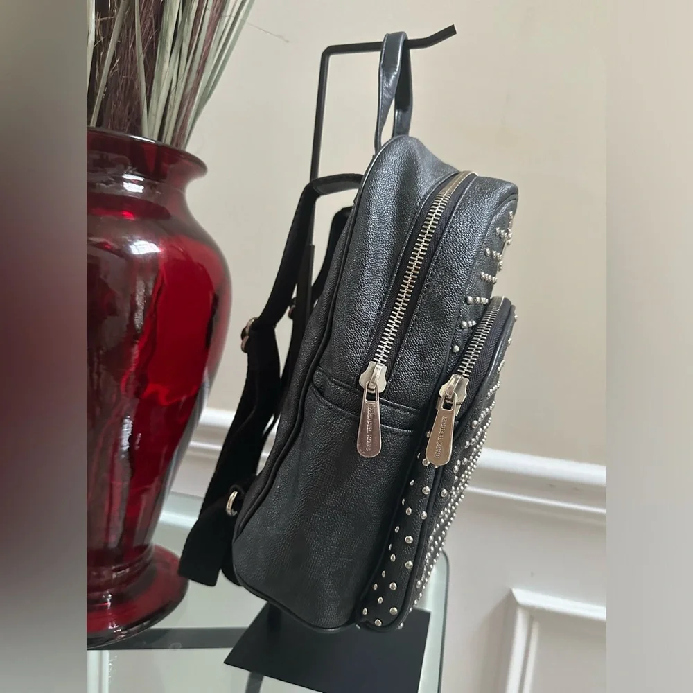 🌹Vintage Michael Kors • Black Studded Mini Backpack